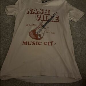 Nashville Music City Shirt - Cream